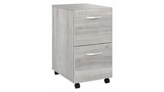Mobile File Cabinets Bush Furnishings 2 Drawer Mobile File Cabinet - Assembled