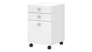 Mobile File Cabinets Bush Furnishings 3 Drawer Mobile File Cabinet