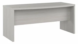 Stand-Alone Desk Shells Bush Furnishings 72in W Bow Front Desk