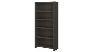 Standard Bookcases Bush Furnishings 5 Shelf Bookcase