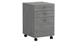 Mobile File Cabinets Bush Furnishings 3 Drawer Mobile File Cabinet