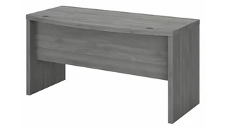 Stand-Alone Desk Shells Bush Furnishings 60in W Bow Front Desk