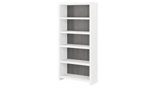 Standard Bookcases Bush Furnishings 5 Shelf Bookcase