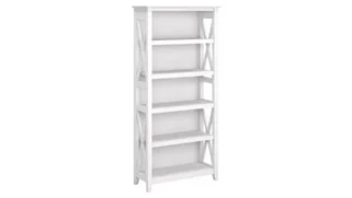 Standard Bookcases Bush Furniture 5 Shelf Bookcase