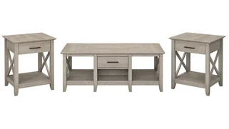 Coffee Tables Bush Furniture Coffee Table with Set of 2 End Tables
