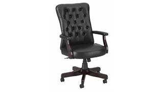 Executive Desk Chairs Bush Furniture High Back Tufted Office Chair with Arms