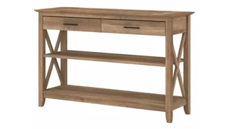 Console Tables Bush Furniture Console Table with Drawers and Shelves