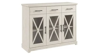 Storage Credenzas Bush Furnishings 46in W Farmhouse TV Stand for 65in TV