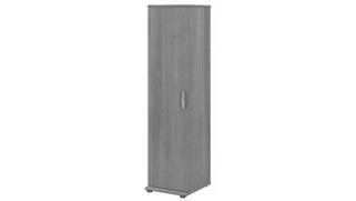 Storage Cabinets Bush Furniture Narrow Linen Tower with Door and Shelves