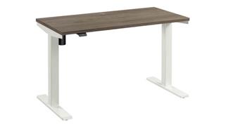 Standing Desks - Electronically Adjustable Bush Furnishings 48in W x 24in D Height Adjustable Standing Desk