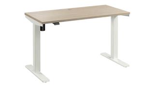 Standing Desks - Electronically Adjustable Bush Furnishings 48in W x 24in D Height Adjustable Standing Desk