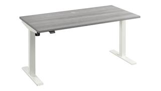 Standing Desks - Electronically Adjustable Bush 60in W x 30in D Electric Height Adjustable Standing Desk