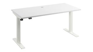 Standing Desks - Electronically Adjustable Bush 60in W x 30in D Electric Height Adjustable Standing Desk