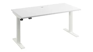 Standing Desks - Electronically Adjustable Bush Furniture 60in W x 30in D Electric Height Adjustable Standing Desk
