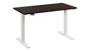 Standing Desks - Electronically Adjustable Bush Furniture 48in W x 24in D Electric Height Adjustable Standing Desk