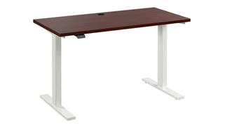Standing Desks - Electronically Adjustable Bush 48in W x 24in D Electric Height Adjustable Standing Desk