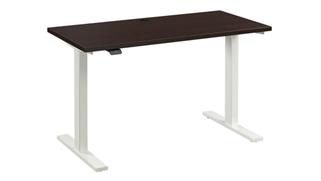 Standing Desks - Electronically Adjustable Bush 48in W x 24in D Electric Height Adjustable Standing Desk