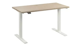 Standing Desks - Electronically Adjustable Bush Furniture 48in W x 24in D Electric Height Adjustable Standing Desk