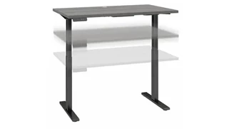 Standing Desks - Electronically Adjustable Bush Furniture 48in W x 24in D Electric Height Adjustable Standing Desk