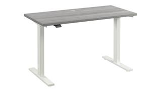 Standing Desks - Electronically Adjustable Bush 48in W x 24in D Electric Height Adjustable Standing Desk