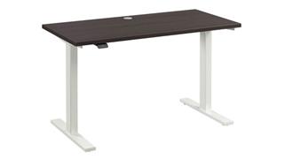 Standing Desks - Electronically Adjustable Bush 48in W x 24in D Electric Height Adjustable Standing Desk