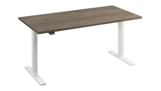 Standing Desks - Electronically Adjustable Bush Furniture 60in W x 30in D Height Adjustable Standing Desk