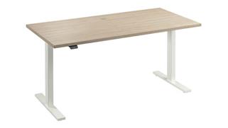 Standing Desks - Electronically Adjustable Bush 60in W x 30in D Height Adjustable Standing Desk