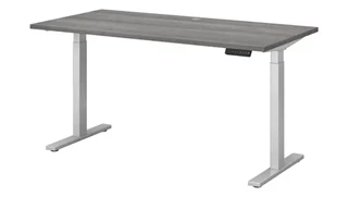 Standing Desks - Electronically Adjustable Bush Furniture 60in W x 30in D Height Adjustable Standing Desk