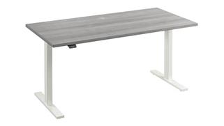 Standing Desks - Electronically Adjustable Bush 60in W x 30in D Height Adjustable Standing Desk