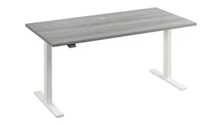 Standing Desks - Electronically Adjustable Bush Furniture 60in W x 30in D Height Adjustable Standing Desk