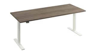 Standing Desks - Electronically Adjustable Bush 6ft W x 30in D Electric Height Adjustable Standing Desk