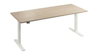 Standing Desks - Electronically Adjustable Bush Furniture 6ft W x 30in D Electric Height Adjustable Standing Desk