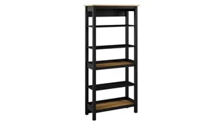 Standard Bookcases Bush Furnishings Tall 5 Shelf Bookcase