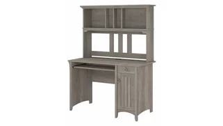 Stand-Alone Desks with Hutch Bush Furniture 48in W Computer Desk with Hutch