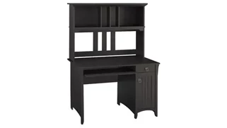 Stand-Alone Desks with Hutch Bush Furniture 48in W Computer Desk with Hutch