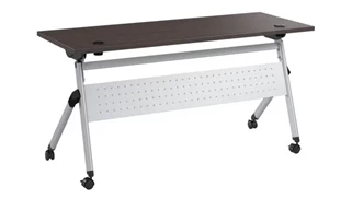 Training Tables Bush Furnishings 60in W Nesting Training Table with Powered Grommets