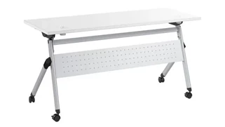 Training Tables Bush Furnishings 60in W Nesting Training Table with Powered Grommets
