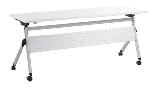 Training Tables Bush Furnishings 72in W Nesting Training Table with Powered Grommets