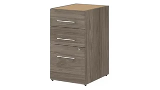 Vertical File Cabinets Bush Furnishings 16in W 3 Drawer File Cabinet - Assembled