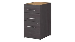 Vertical File Cabinets Bush Furnishings 16in W 3 Drawer File Cabinet - Assembled