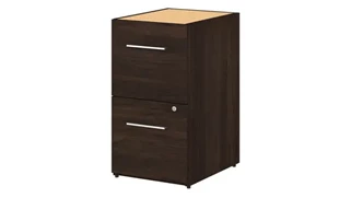 Vertical File Cabinets Bush Furnishings 16in W 2 Drawer File Cabinet - Assembled