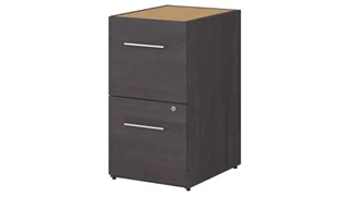 Vertical File Cabinets Bush Furnishings 16in W 2 Drawer File Cabinet - Assembled