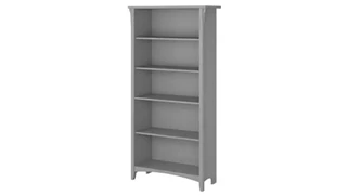 Standard Bookcases Bush Furnishings 5 Shelf Bookcase