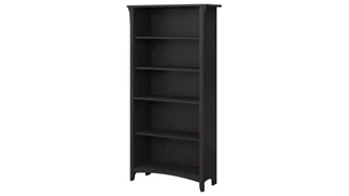 Standard Bookcases Bush Furnishings 5 Shelf Bookcase