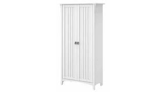 Tall Storage Cabinets Bush Furnishings 63in H Storage Cabinet with Doors