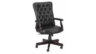 Executive Desk Chairs Bush Furniture High Back Tufted Office Chair with Arms