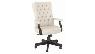 Executive Desk Chairs Bush Furniture High Back Tufted Office Chair with Arms