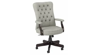 Executive Desk Chairs Bush Furniture High Back Tufted Office Chair with Arms