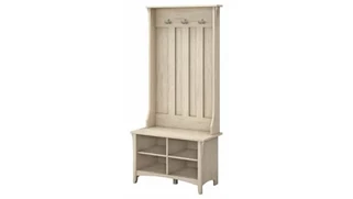 Coat Racks & Hall Trees Bush Furnishings Hall Tree with Shoe Storage Bench