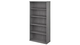 Standard Bookcases Bush Furnishings 5 Shelf Bookcase